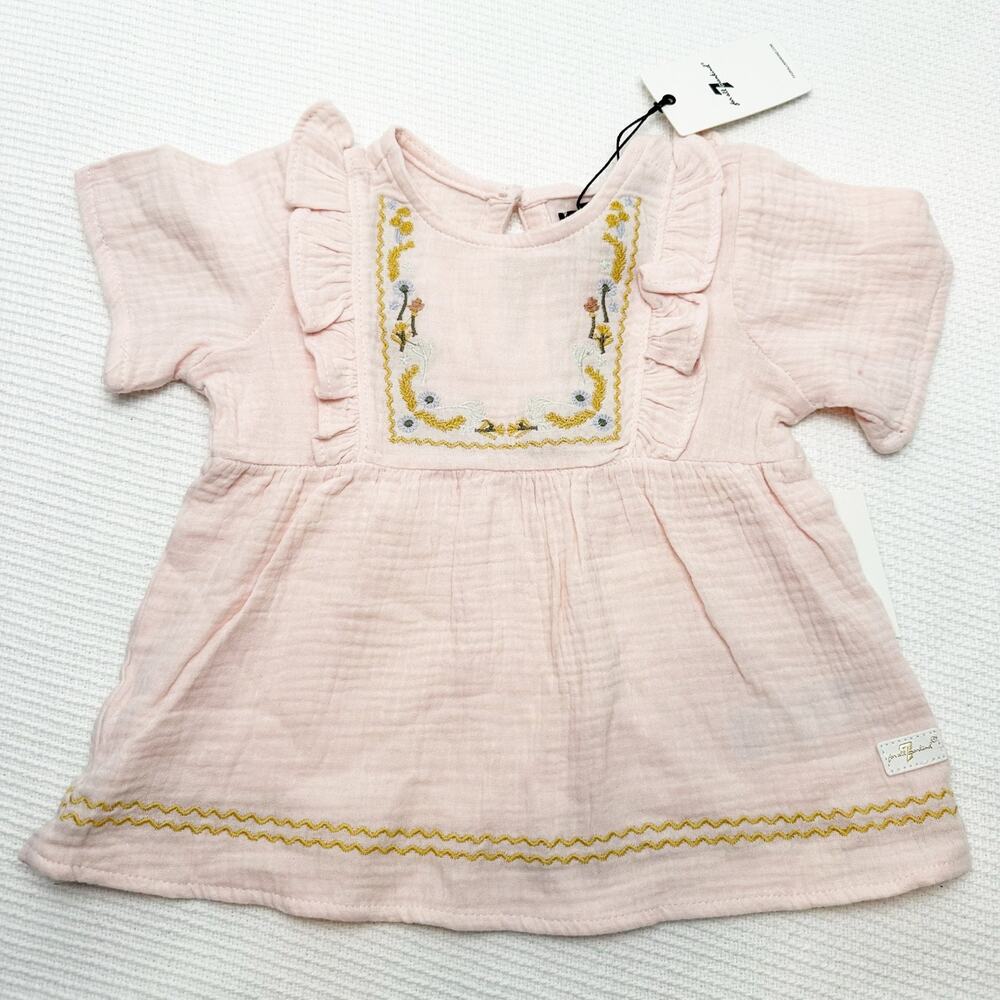 7 For All Mankind Toddler gauze  Top